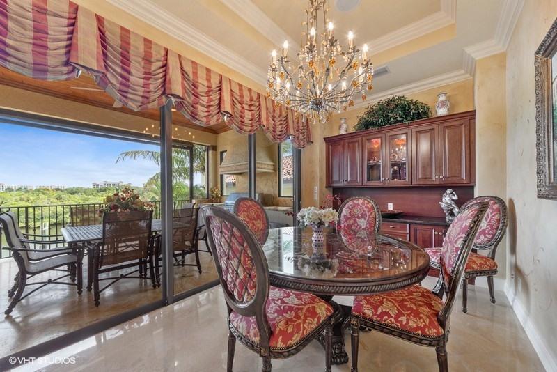 16904 Passage South Jupiter, FL 33477 - Photo 9 of 22 a view of a dining room with furniture window and outside view
