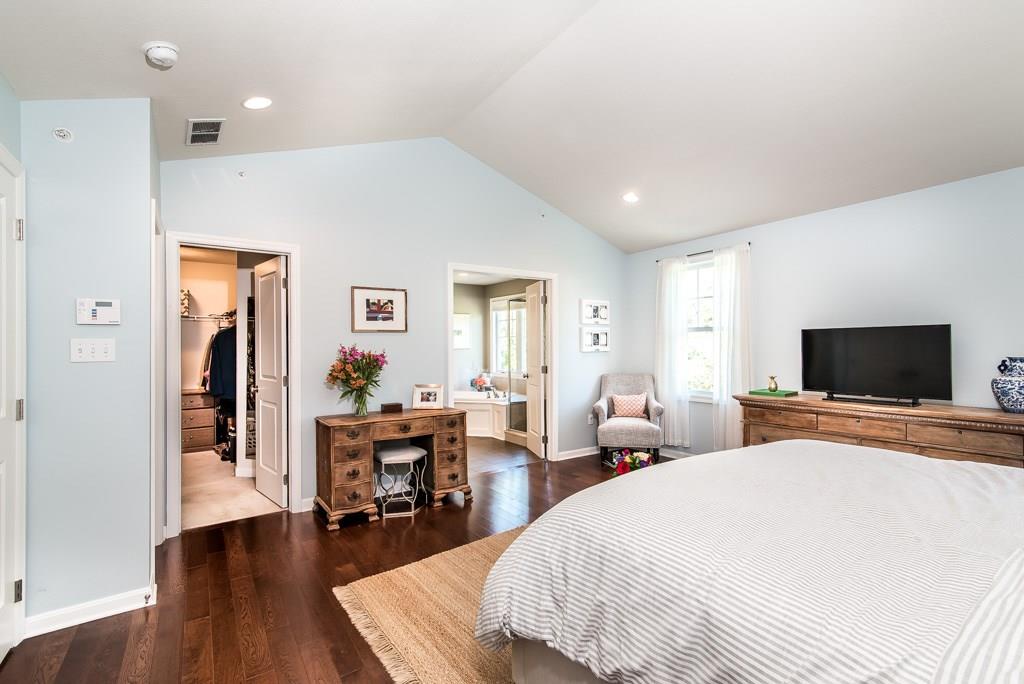 133 Shenot Road Wexford, PA 15090 - Photo 14 of 25 The master suite features oversized dual walk-in closets. The french doors to the ensuite can be closed for added privacy.
