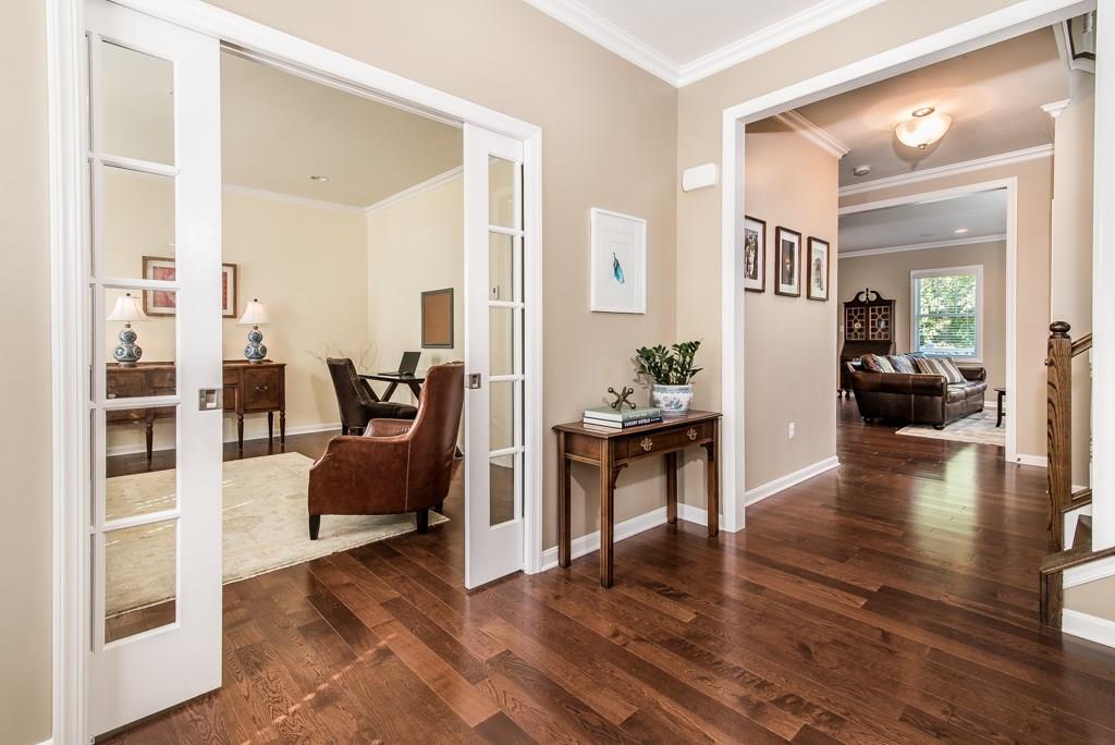 133 Shenot Road Wexford, PA 15090 - Photo 3 of 25 The welcoming foyer sets the stage for the open floor plan with numerous upgrades and custom details. The front roomfeatures custom pocket doors to the foyer and kitchen for added privacy. The perfect location for your home office.