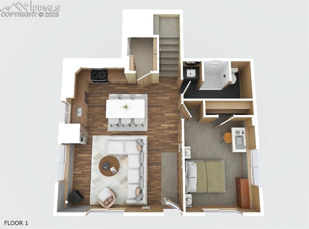 621 Yorktown Road Cripple Creek, CO 80813 - Photo 28 of 29 Main level floor plan