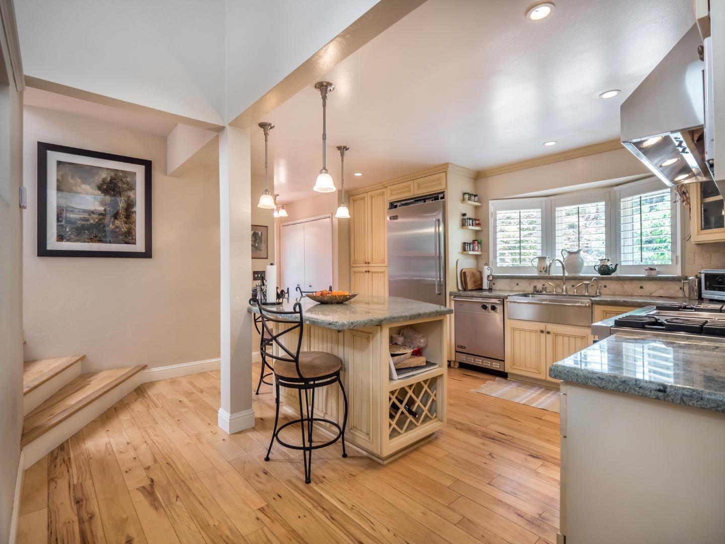 12445 Alba Road Ben Lomond, CA 95005 - Photo 19 of 37 a kitchen with a sink cabinets and wooden floor