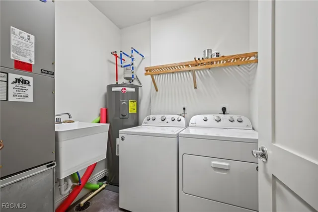 a view of swimming pool with outdoor seating and deck in the background