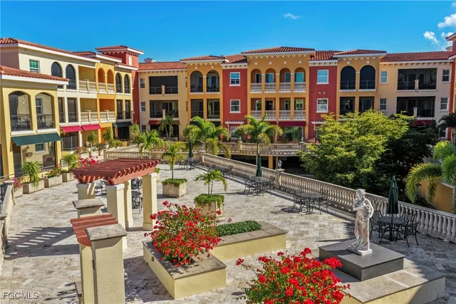a view of multiple house with swimming pool