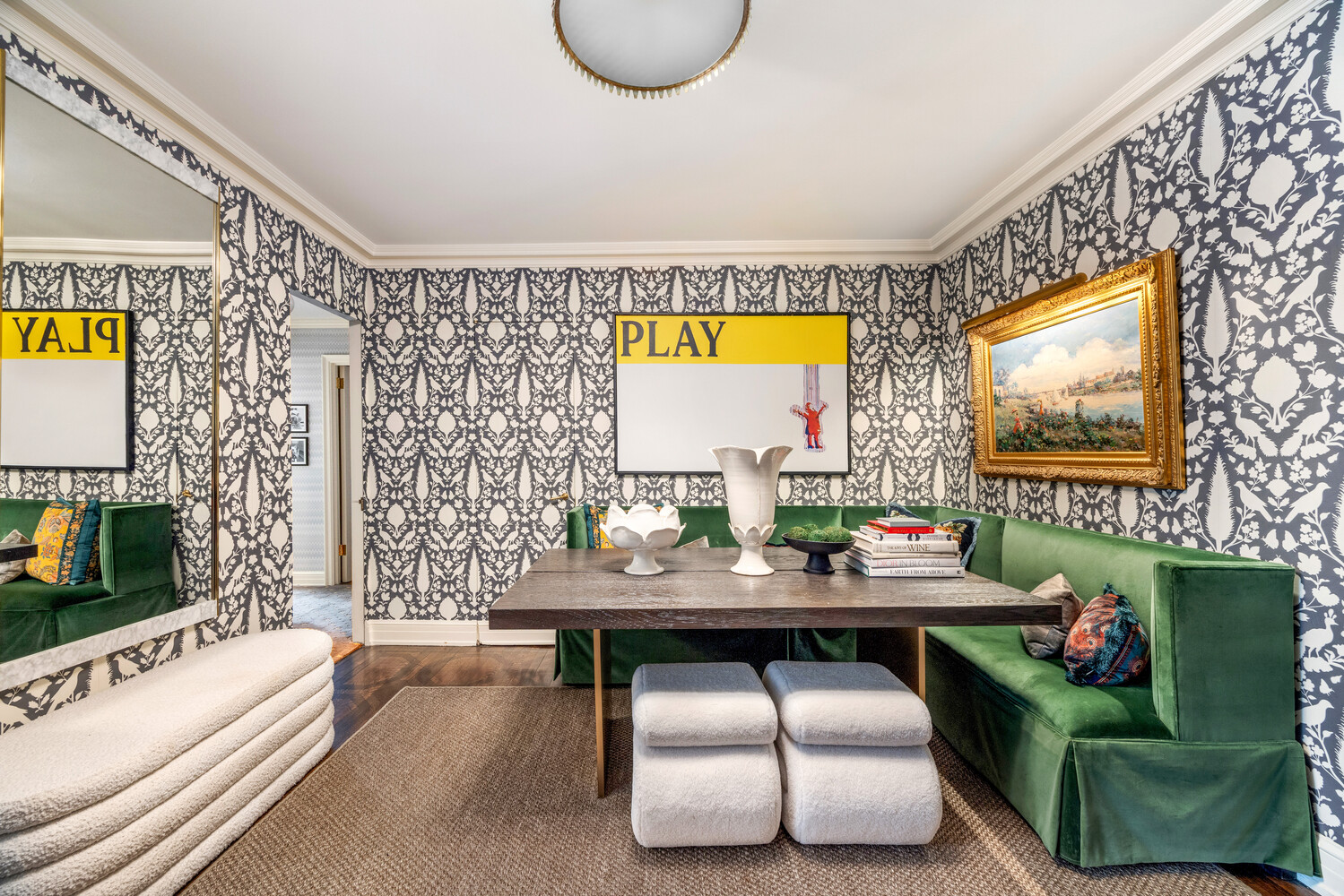 125 East 74th Street, Unit 4A Manhattan, NY 10021 - Photo 2 of 10 a outdoor living space with furniture and a flat screen tv