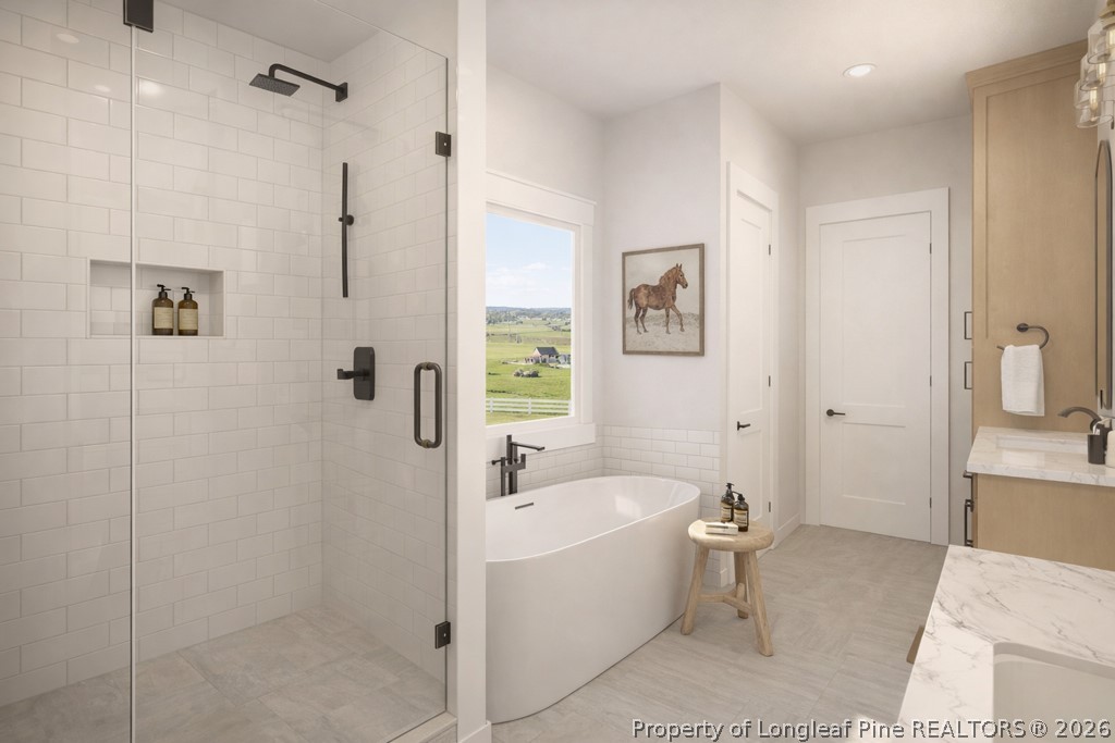 0 Paddock Meadows Red Springs, NC 28377 - Photo 8 of 26 a bathroom with a bathtub and a shower