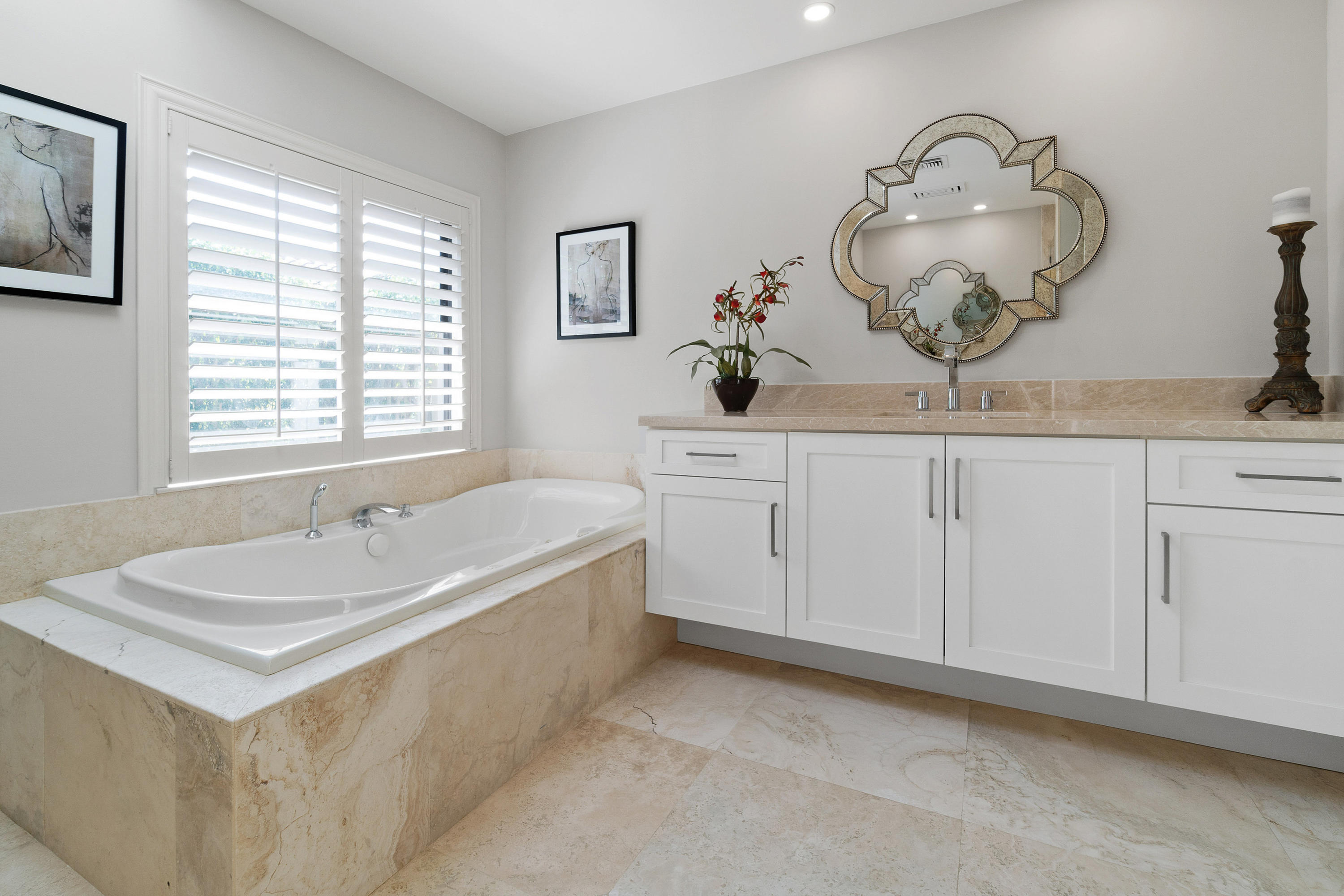 2941 Northwest 28th Terrace Boca Raton, FL 33434 - Photo 16 of 43 Marble Bathroom
