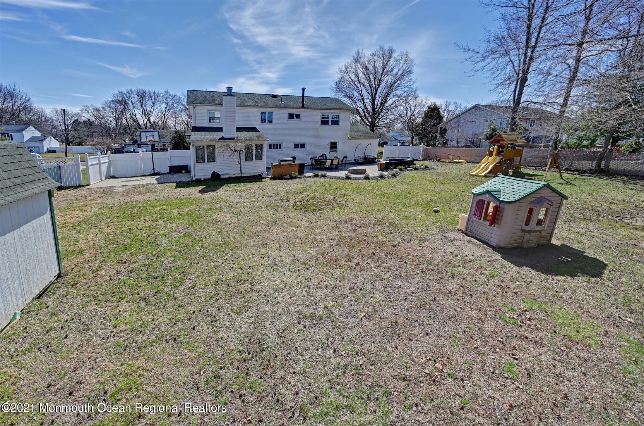 115 Old Queens Boulevard Manalapan, NJ 07726 - Photo 27 of 28 28-Backyard