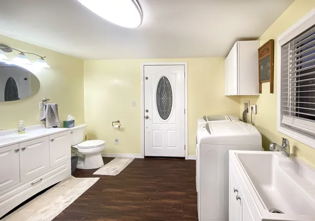 a view of a house with a swimming pool