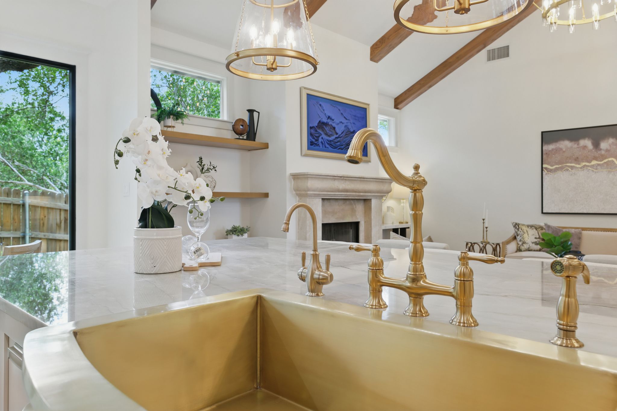 6905 Rudi Cove Austin, TX 78759 - Photo 14 of 36 Living brass sink