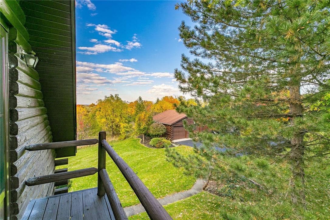 824 Mertz Road Middlesex, NY 14507 - Photo 20 of 45 Balcony Off Primary Bedroom