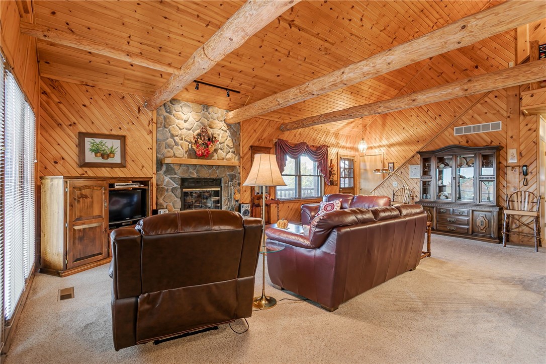 824 Mertz Road Middlesex, NY 14507 - Photo 10 of 45 Wood Burning Fireplace