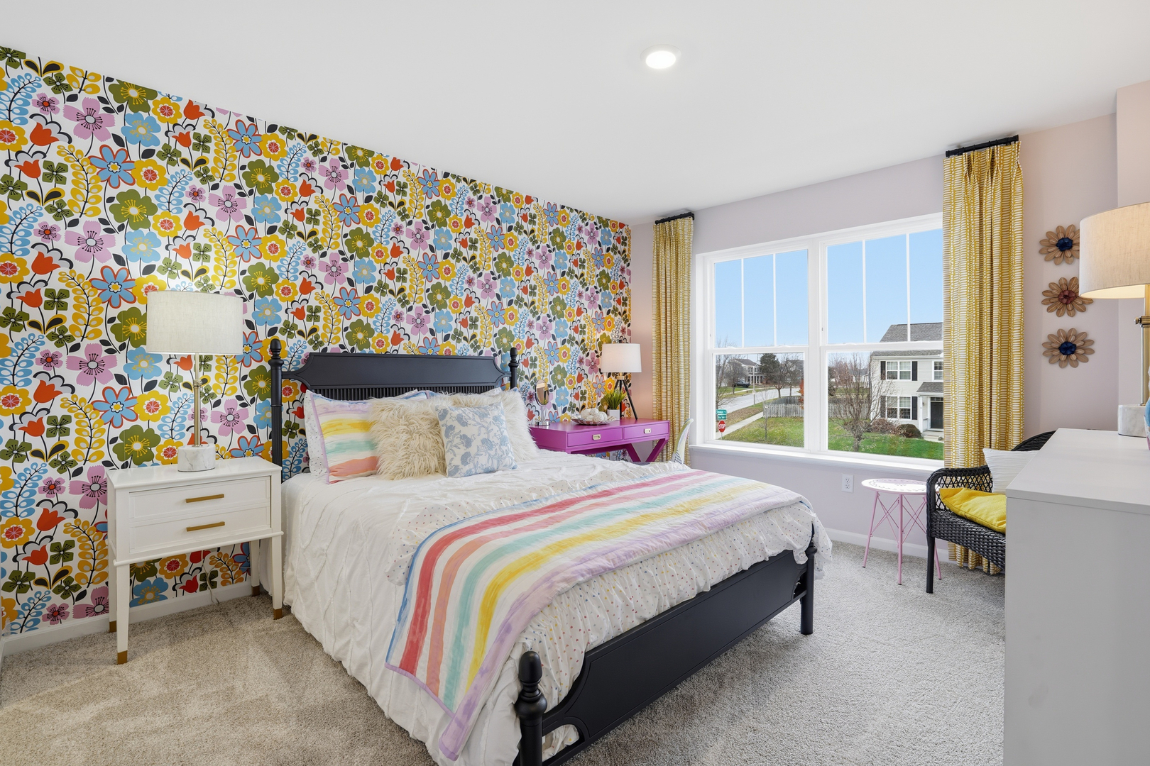 379 Danforth Drive Oswego, IL 60543 - Photo 14 of 20 a bedroom with a bed and a window