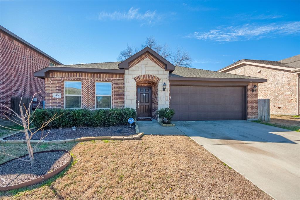464 Harding Lane Lavon, TX 75166 - Photo 1 of 1 front view of a house with a yard