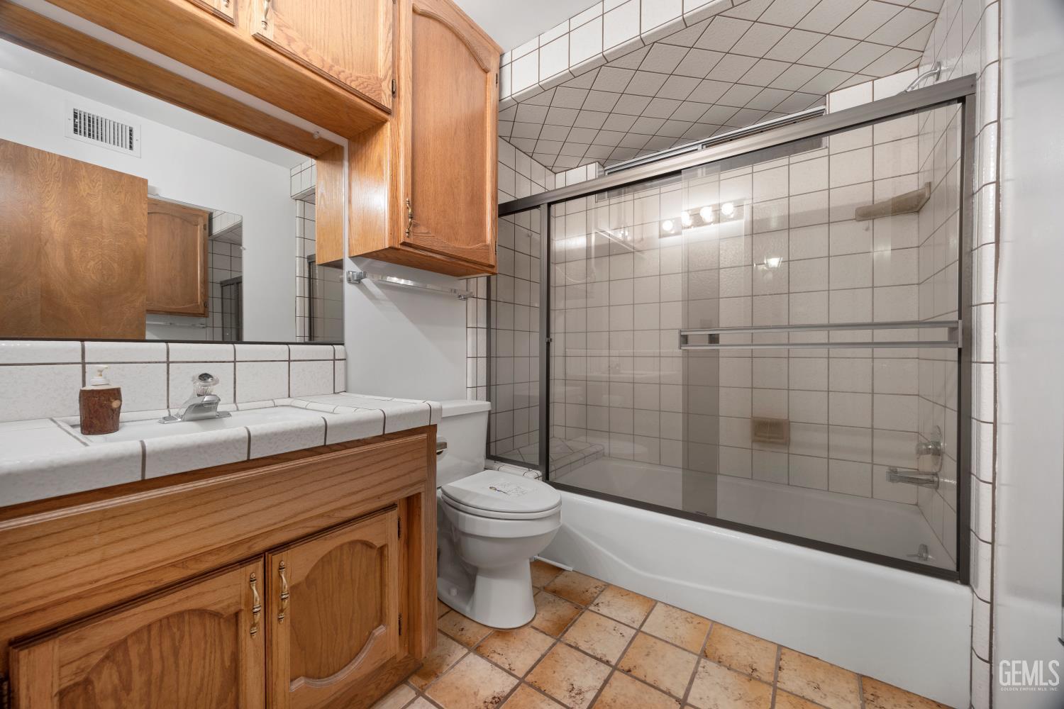 Undisclosed Address Wofford Heights, CA 93285 - Photo 20 of 26 a bathroom with a sink a toilet and shower