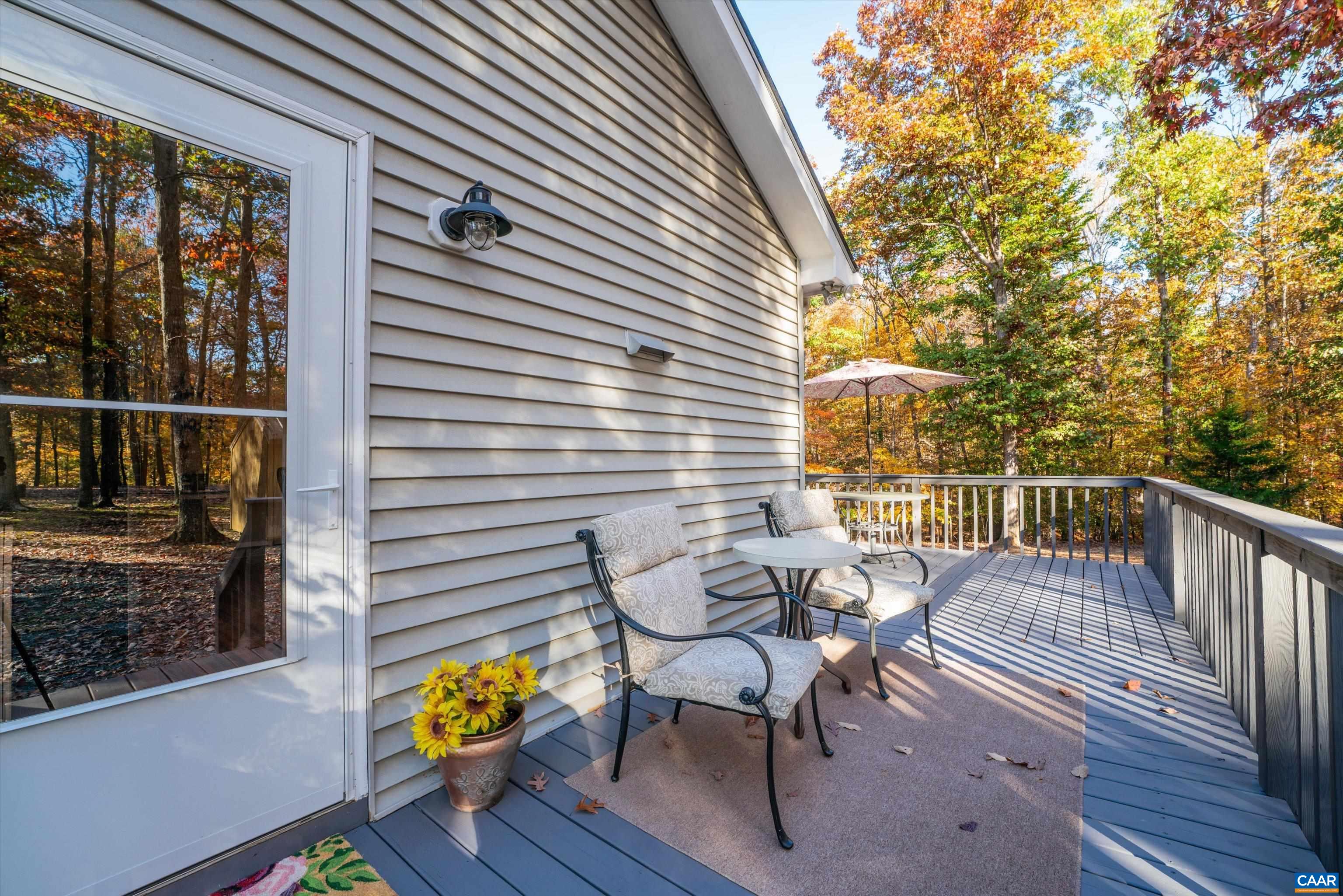 2321 Ruritan Lake Road Scottsville, VA 24590 - Photo 30 of 35 a view of a balcony with chairs