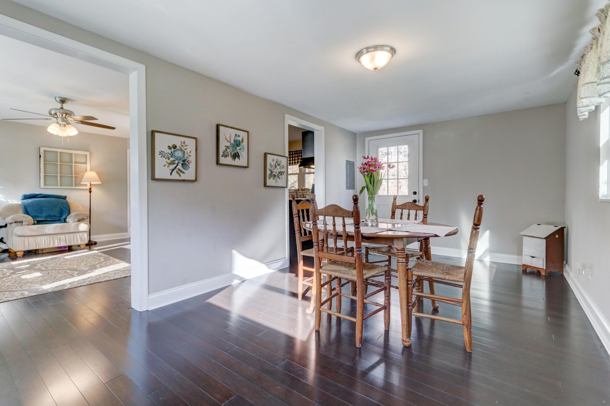 1210 Foust Carney Road Powell, TN 37849 - Photo 8 of 23 a view of a dining room with furniture and wooden floor