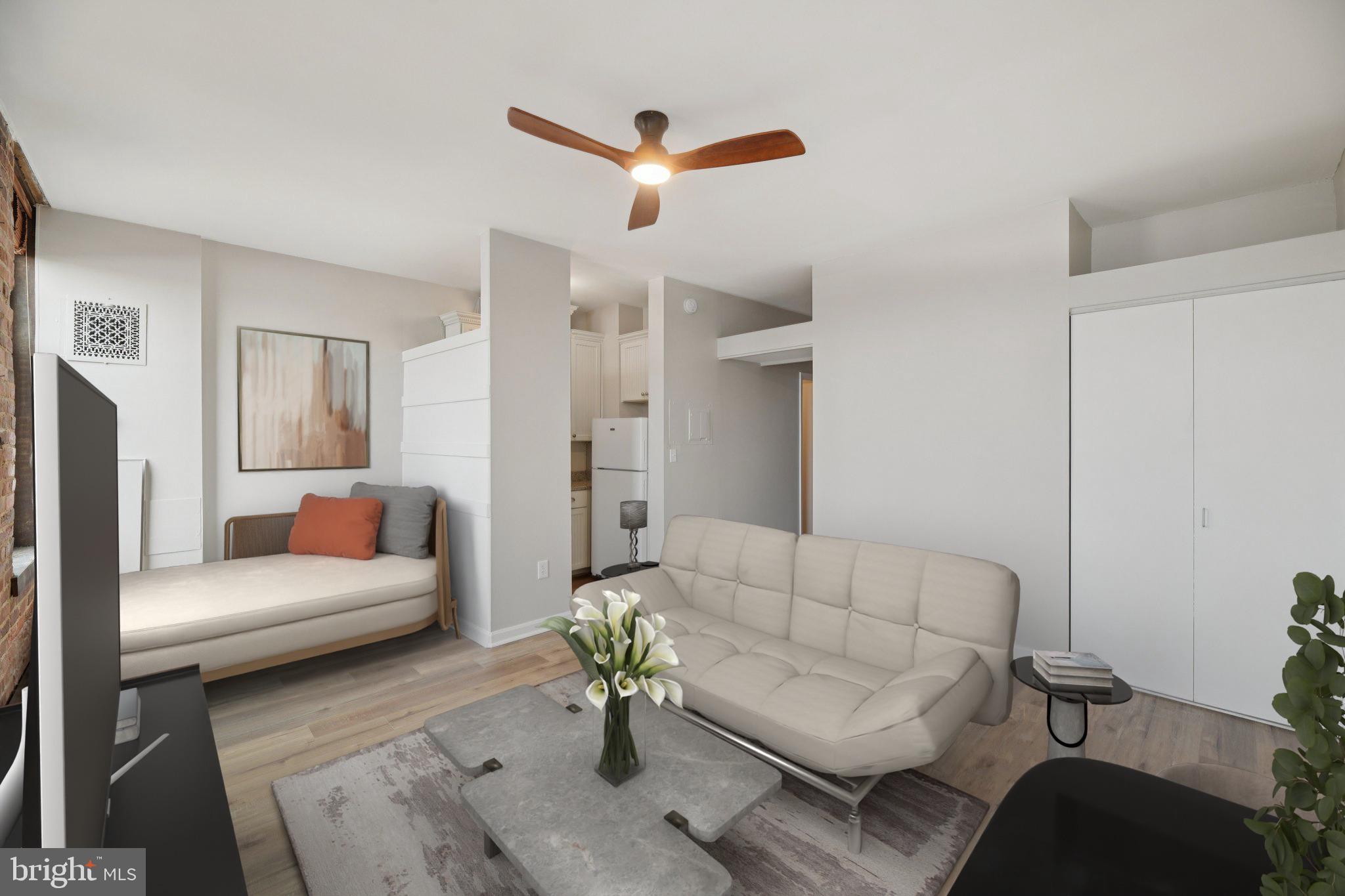 1615 Q Street Northwest, Unit 810 Washington, DC 20009 - Photo 15 of 41 More Closet Space in Living Area