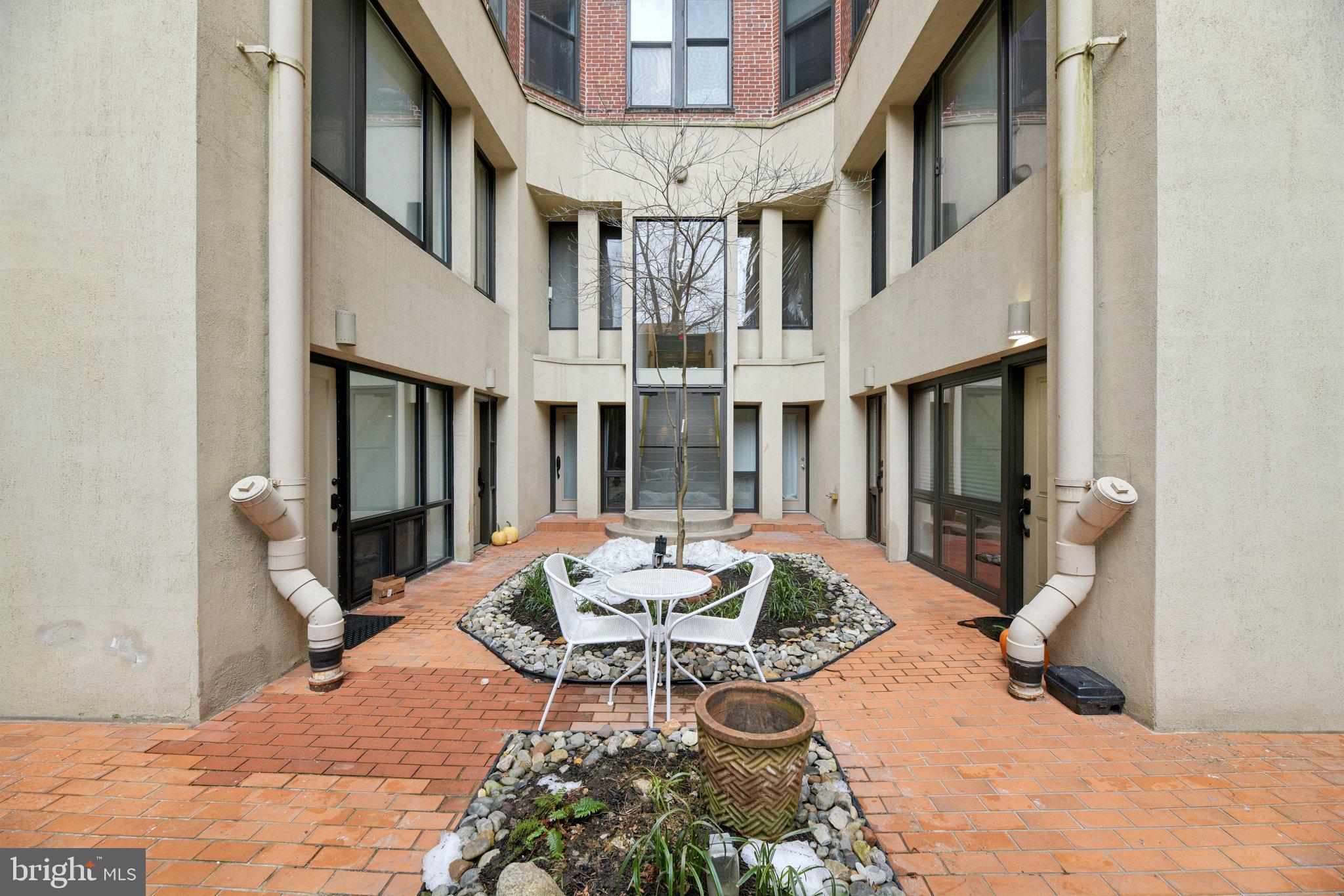 1615 Q Street Northwest, Unit 810 Washington, DC 20009 - Photo 26 of 41 Common Area- Courtyard