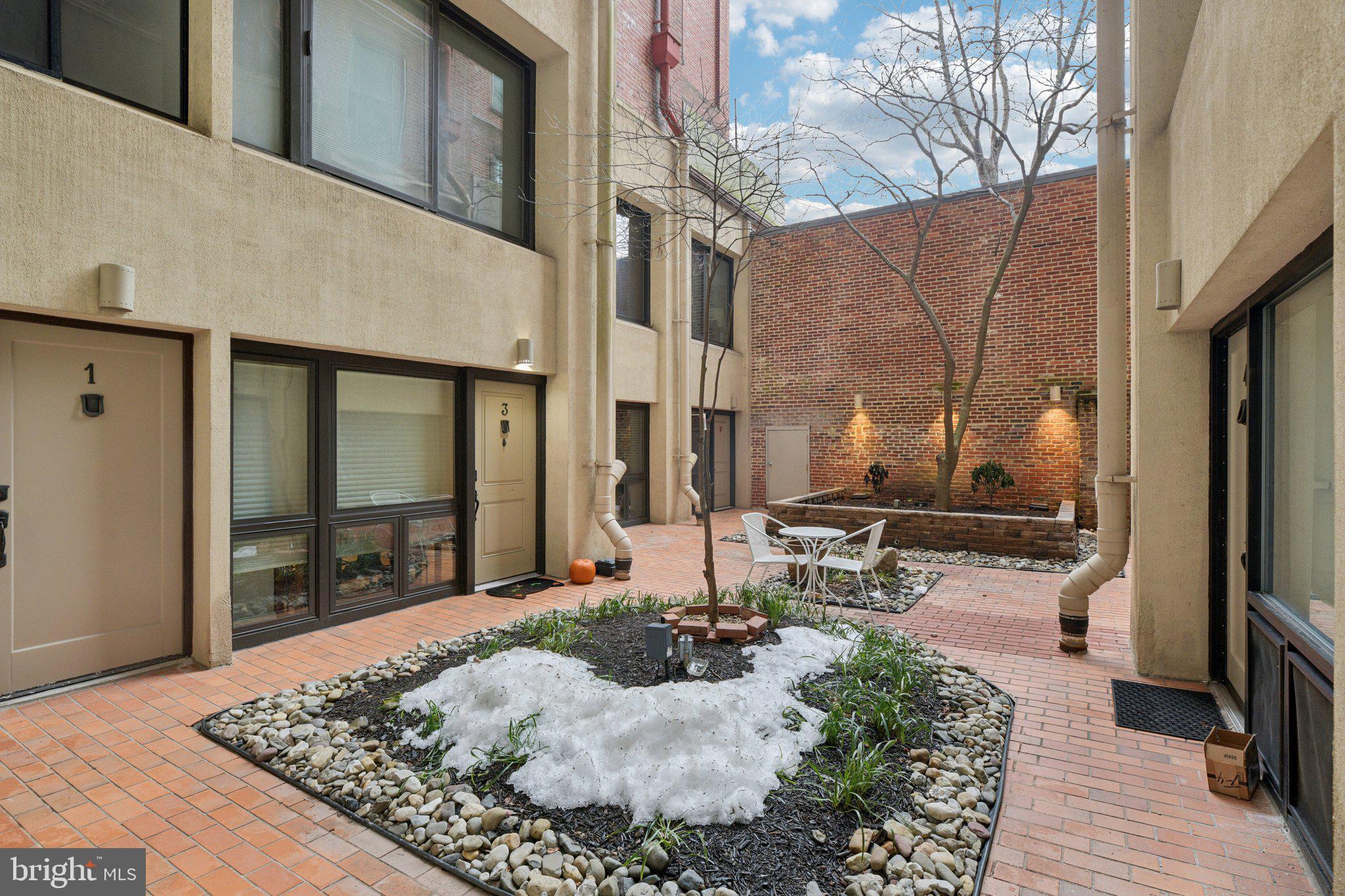 1615 Q Street Northwest, Unit 810 Washington, DC 20009 - Photo 27 of 41 Common Area- Courtyard