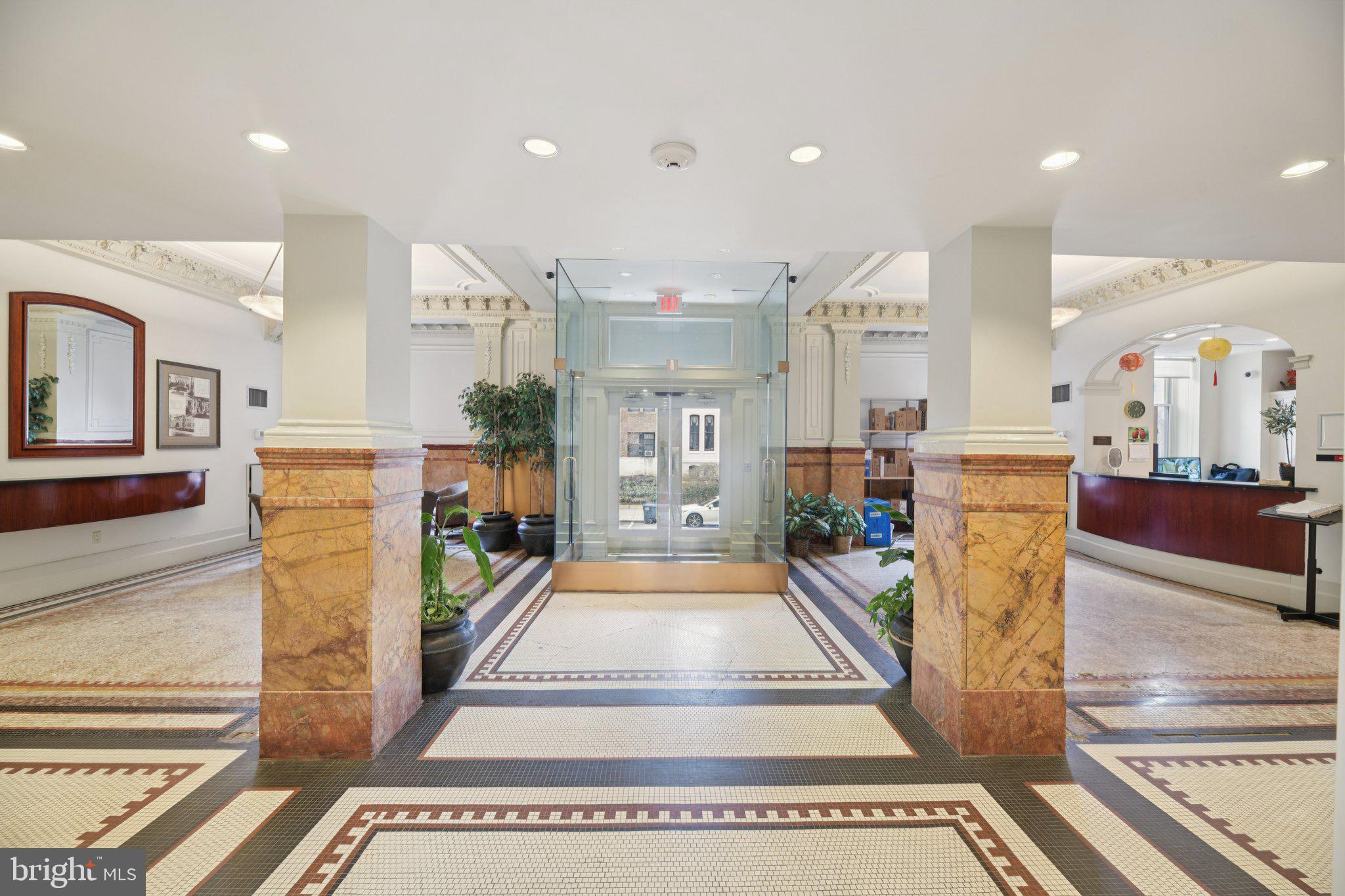 1615 Q Street Northwest, Unit 810 Washington, DC 20009 - Photo 3 of 41 Beautiful and Elegant Lobby