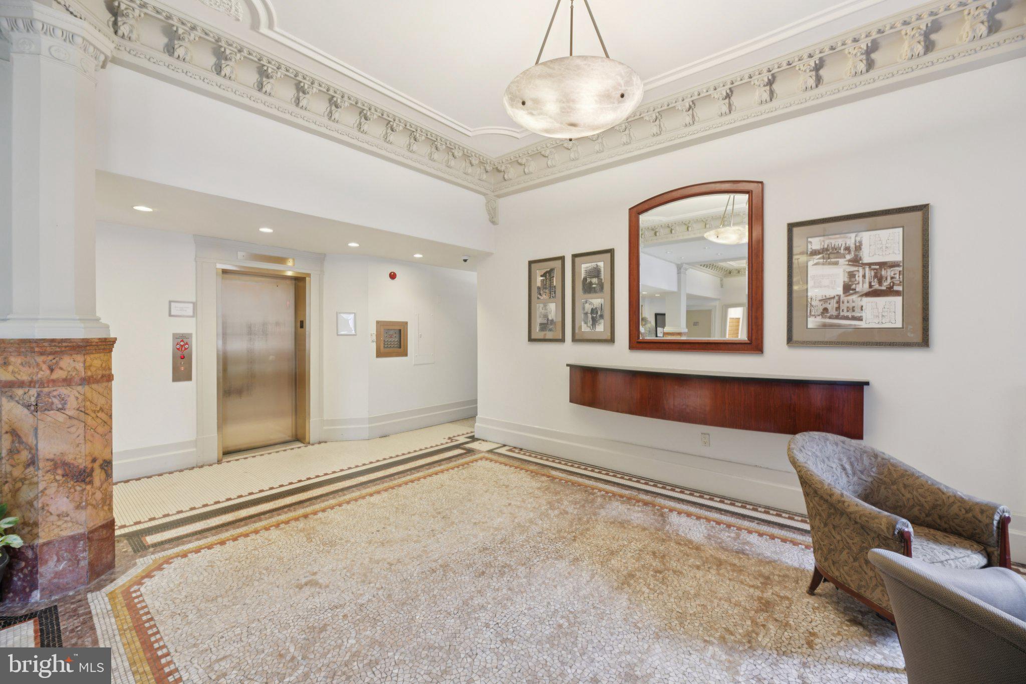1615 Q Street Northwest, Unit 810 Washington, DC 20009 - Photo 4 of 41 Beautiful and Elegant Lobby