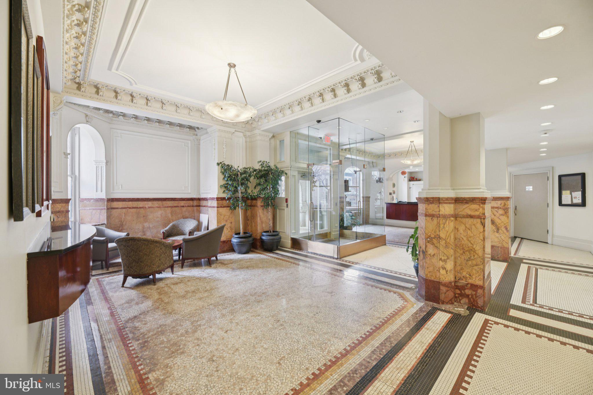 1615 Q Street Northwest, Unit 810 Washington, DC 20009 - Photo 6 of 41 Beautiful and Elegant Lobby