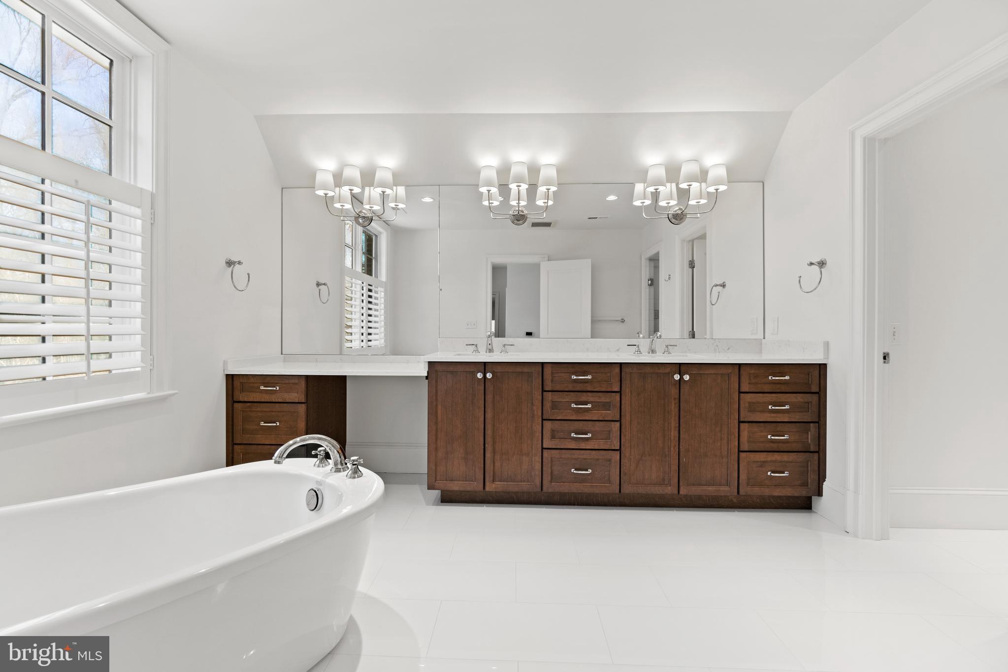 8402 Rapley Ridge Lane Potomac, MD 20854 - Photo 35 of 64 Primary Bathroom With Dual Sinks