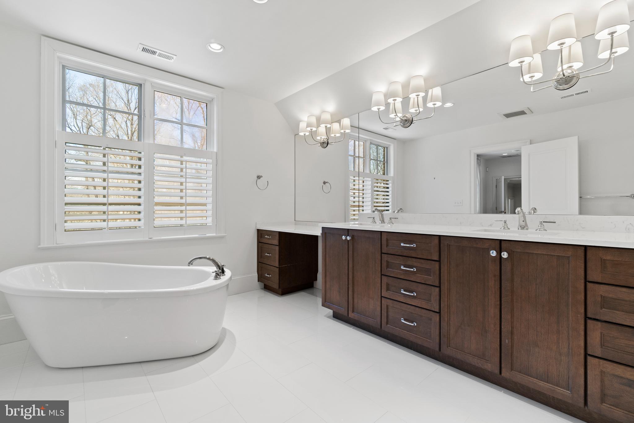 8402 Rapley Ridge Lane Potomac, MD 20854 - Photo 36 of 64 Primary Bathroom With Free Standing Soaking Tub