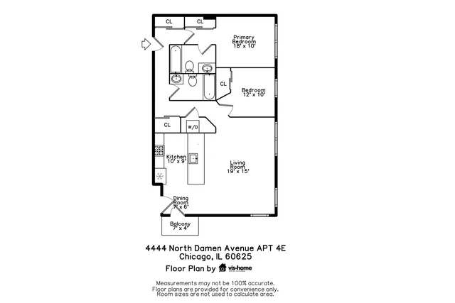 $359,900 | 4444 North Damen Avenue, Unit 4E, Chicago, IL 60625