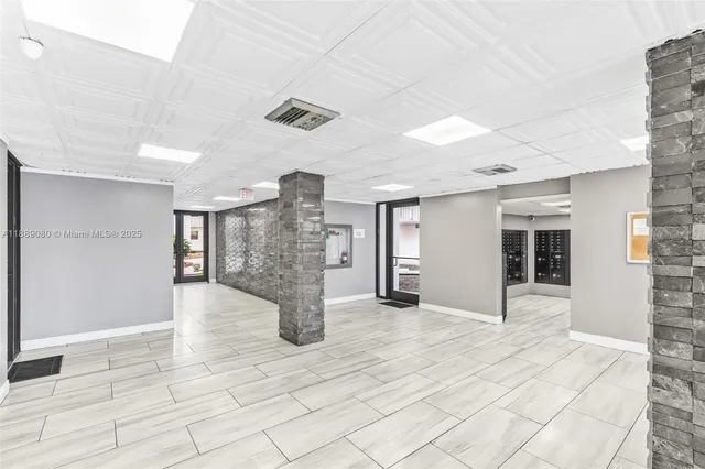 a view of an empty room