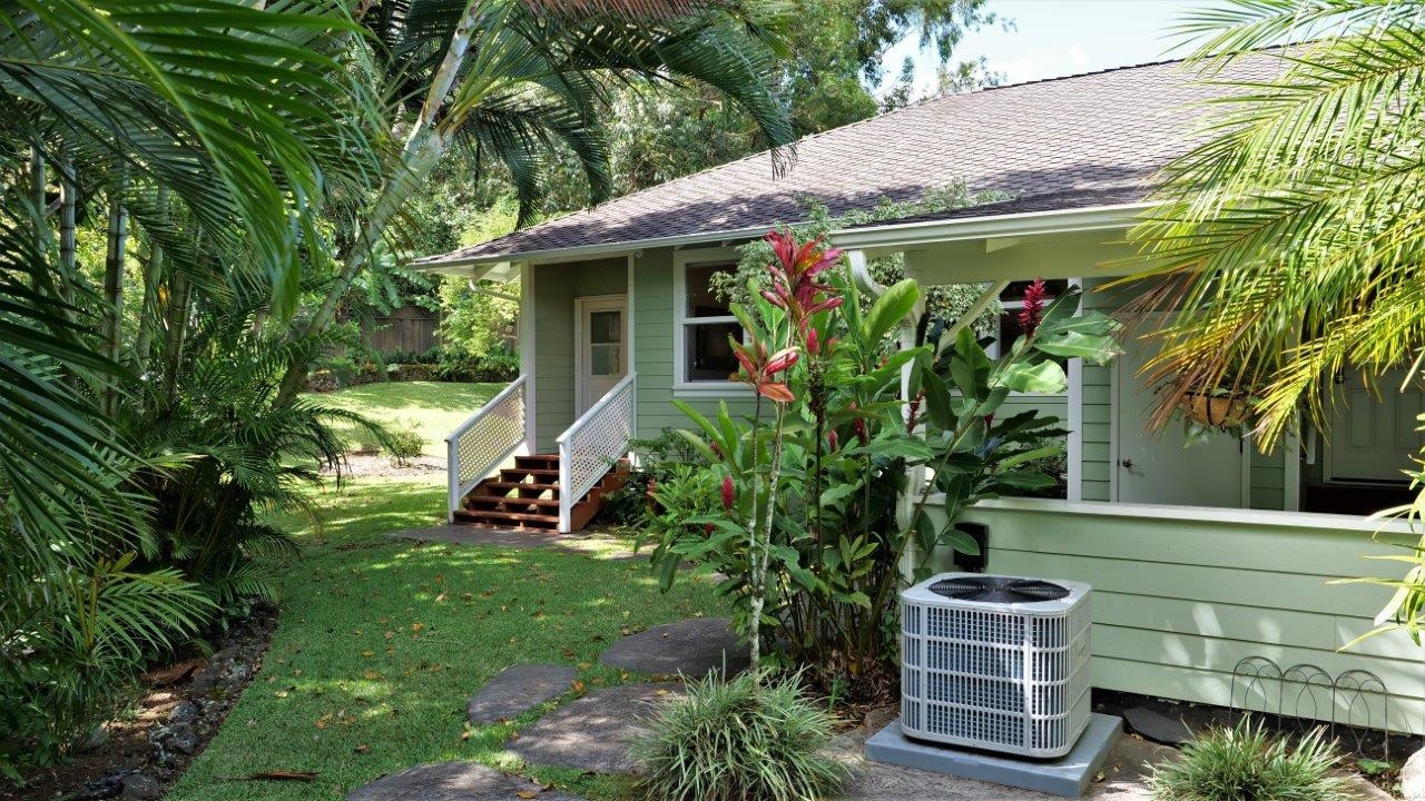 47 Hale Lio Place Haiku, HI 96708 - Photo 22 of 25 a view of a house with a garden