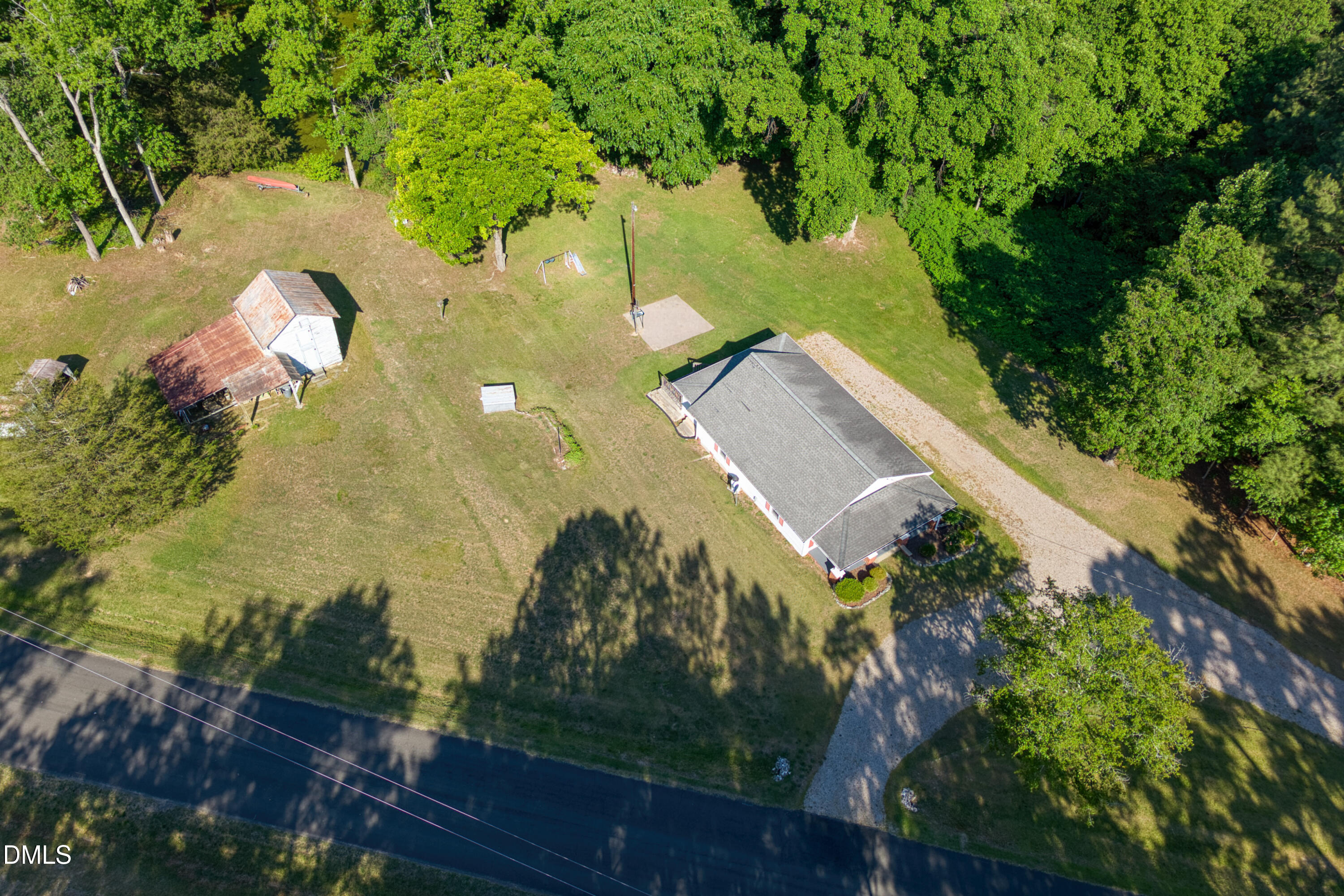 50 Robert Sledge Road Spring Hope, NC 27882 - Photo 41 of 50 an aerial view of residential houses with outdoor space