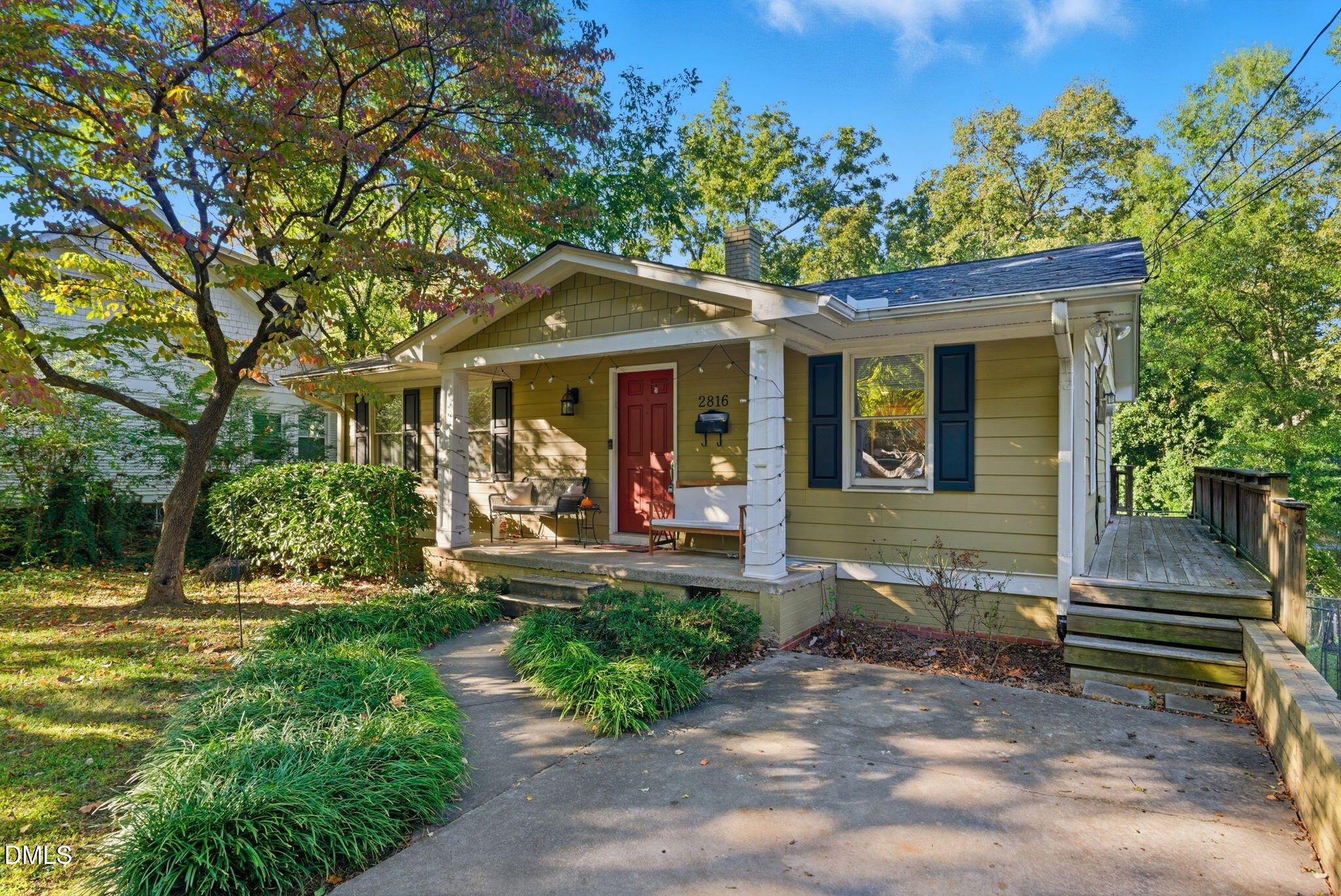 2816 Everett Avenue Raleigh, NC 27607 - Photo 1 of 44 a front view of a house with garden