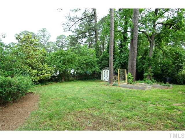 1301 Brooks Avenue Raleigh, NC 27607 - Photo 25 of 25 Back Yard