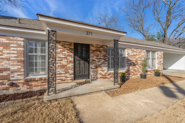 a view of a house with a outdoor space