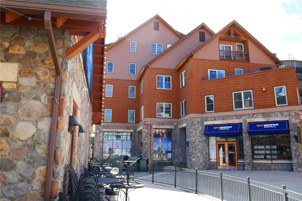 100 Dercum Square, Unit 8374 Keystone, CO 80435 - Photo 12 of 24 a front view of a building with glass windows
