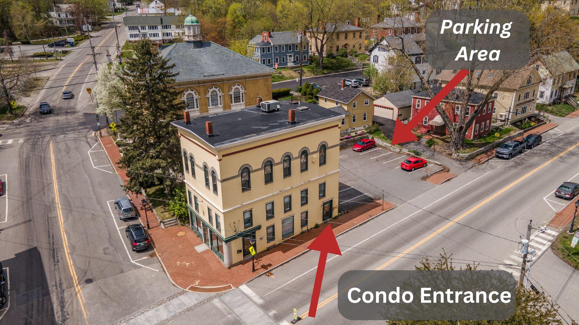89 Water Street, Unit 2 Hallowell, ME 04347 - Photo 28 of 30 Building & Public Parking