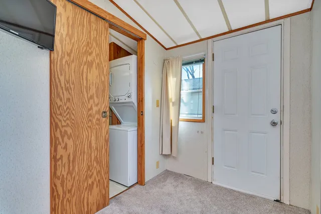 a view of an entryway door