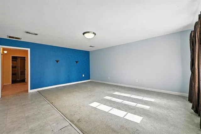 a view of an empty room
