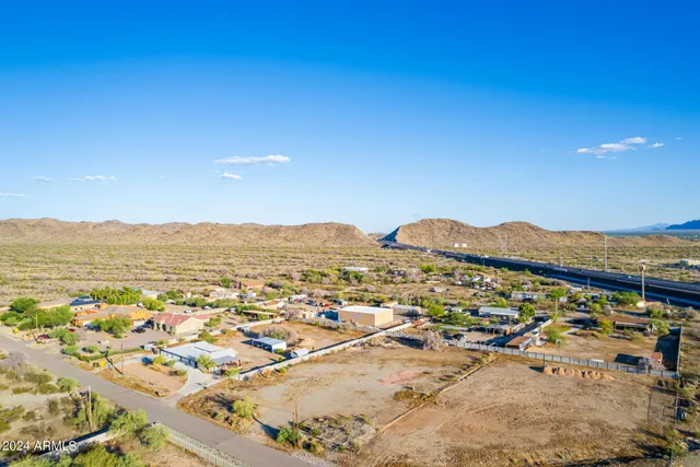 a view of city and mountain