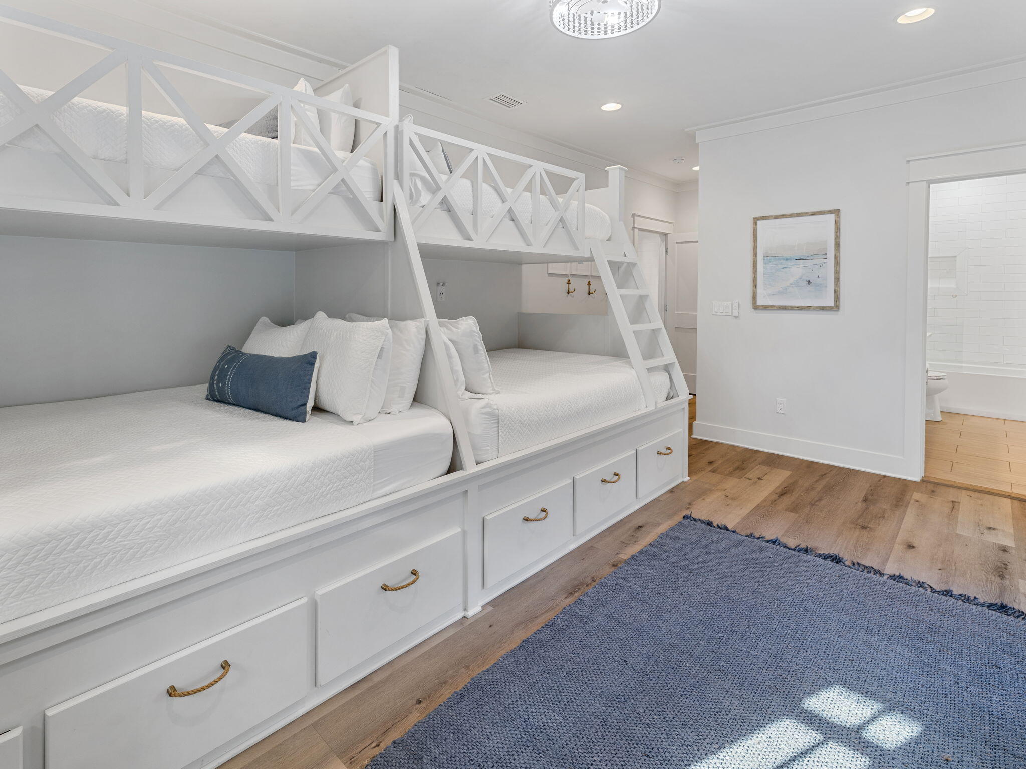 45 Canopy Ln Inlet Beach Inlet Beach, FL 32461 - Photo 9 of 11 a bedroom with a bed and a night stand