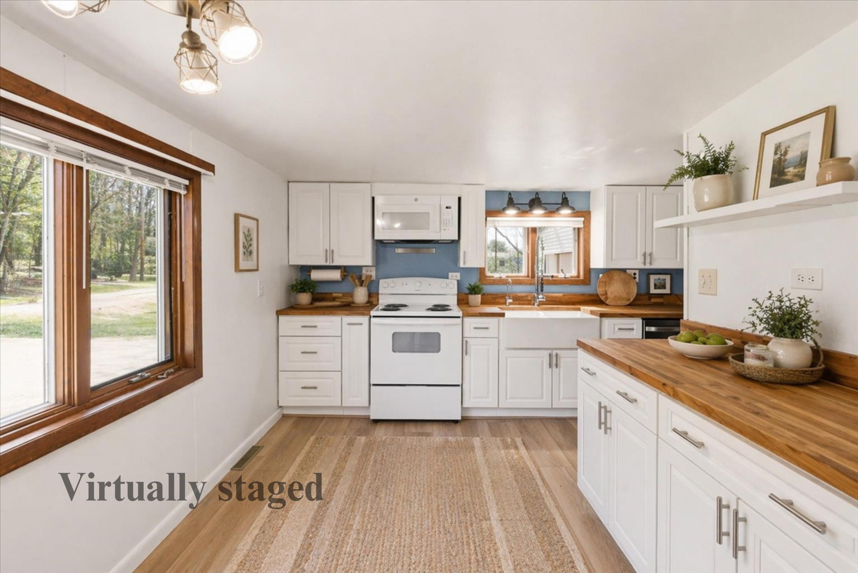 304 Hardscrabble Road Poland, ME 04274 - Photo 13 of 37 Kitchen virtually staged