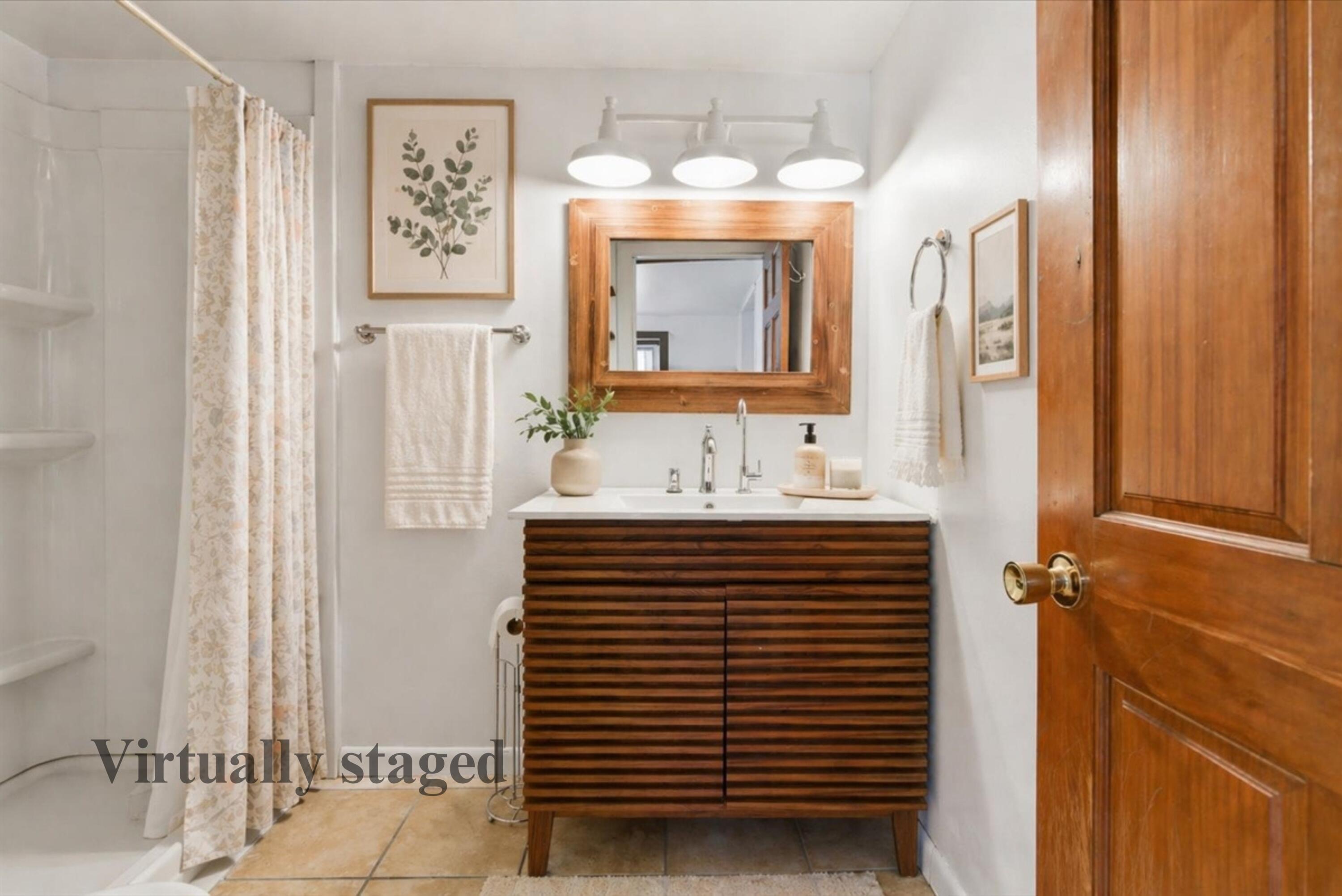 304 Hardscrabble Road Poland, ME 04274 - Photo 17 of 37 Bathroom virtually staged