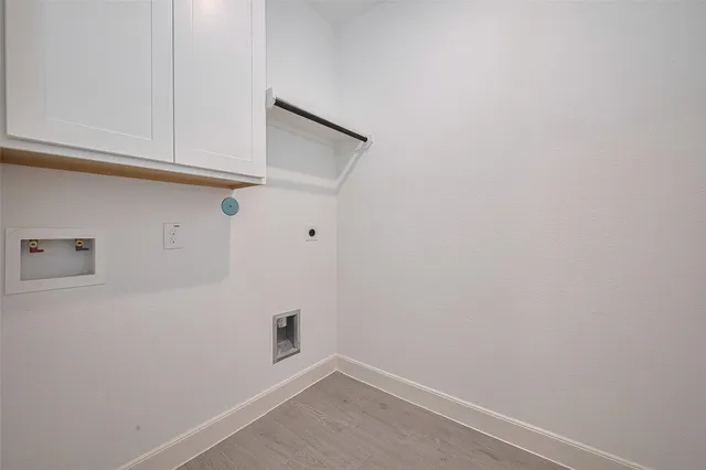 a view of small space with racks on the wall