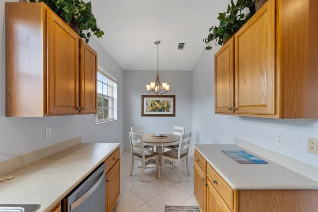 a workspace with furniture and window