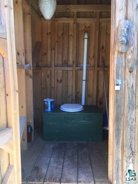 87570 Bark Point Road Herbster, WI 54844 - Photo 14 of 20 Outhouse interior