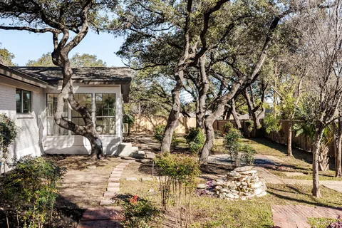 a view of outdoor space and yard