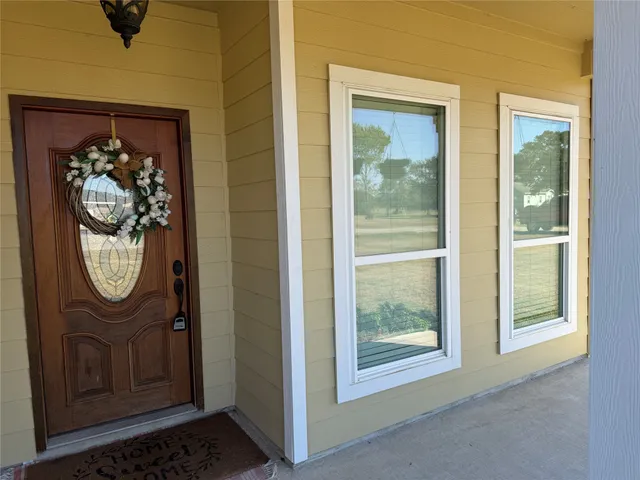 a view of a window in a room