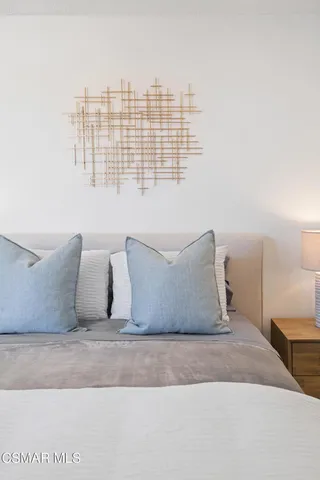 a large building with a rug