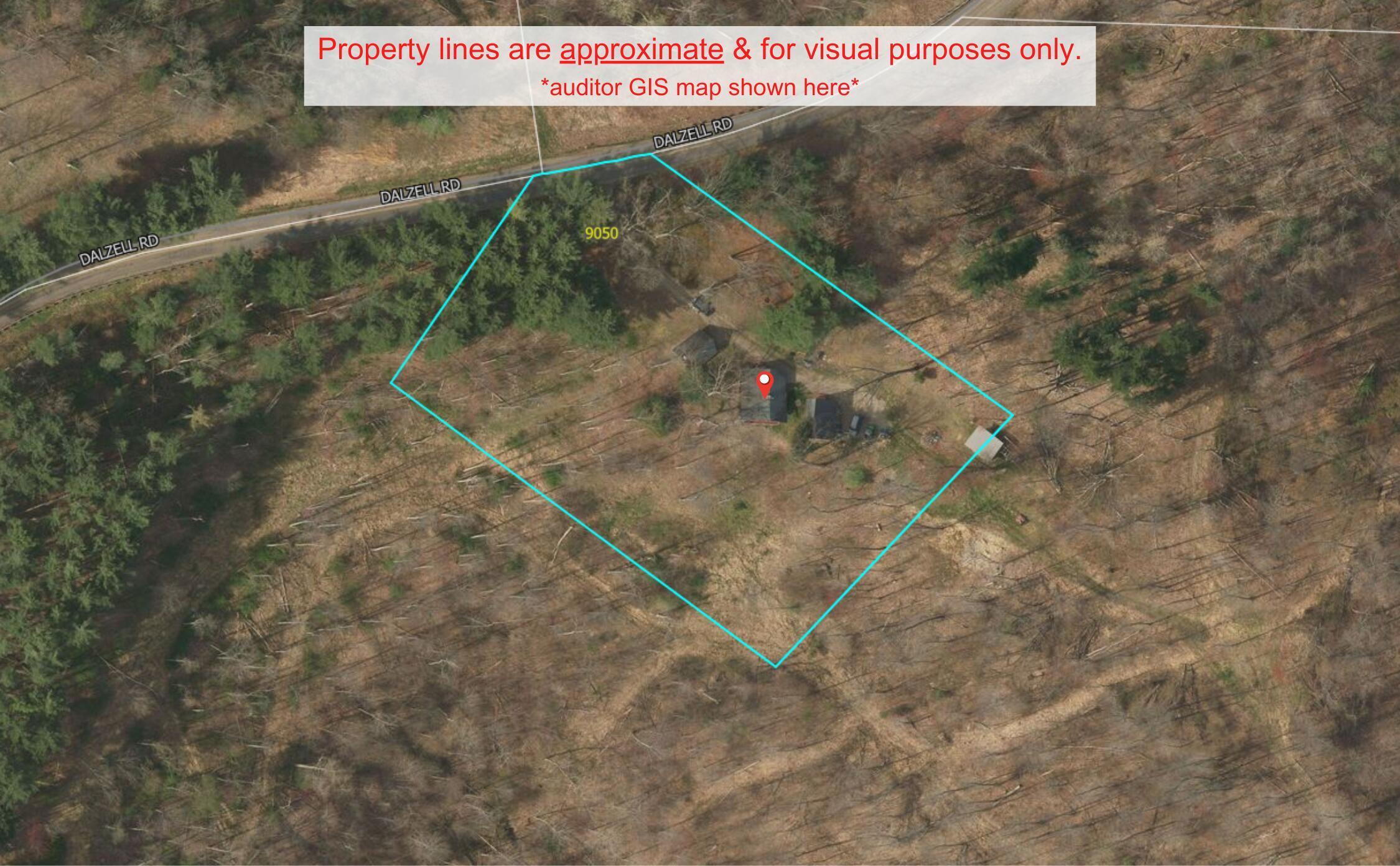 9050 Dalzell Road Lower Salem, OH 45745 - Photo 81 of 93 Auditor, Approximate Lot Lines - 9050 Dalzell Rd, Lower Salem, OH 45745